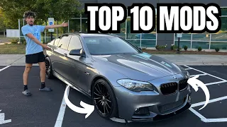 THE BEST MODS TO DO FOR YOUR BMW F10 535i!!!