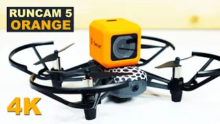 RUNCAM 5 ORANGE - 4K Action Camera that fits on the RYZE Tello