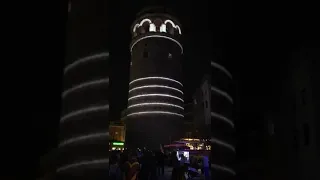 Galata Tower Istanbul 3D Projection 💓💓
