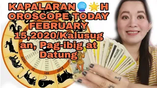 KAPALARAN 🔮🌟HOROSCOPE TODAY FEBRUARY 15,2020/Kalusugan, Pag-ibig at Datung-Apple Paguio7