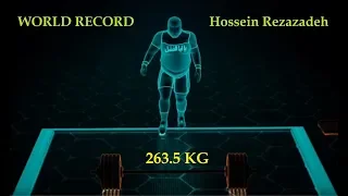 wereldrecord gewichtheffen van de Iraniër Hossein Rezazadeh. Maarten Vangramberen