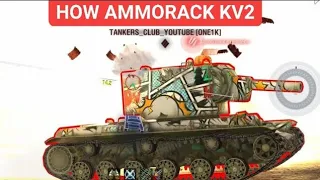 HOW TO AMMORACK KV-2 💥 WOTBLITZ ⚡ WORLD OF TANKS BLITZ TIPS ⚡ WOTB