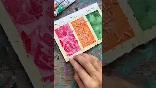 Three more ways to add texture to watercolor paintings