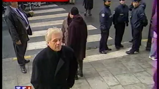 Enterrement de Pierre Bachelet à l'église Saint-Roch (Paris) (JT TF1)