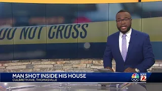 Thomasville man found dead inside home after gunfire outside