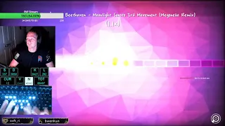 ADOFAI Meganeko Remix-Moonlight Sonata 3rd movement 1.1x speed pass!