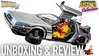 Hot Toys Delorean Back to the Future Part 2 Time Machine Unboxing & Review