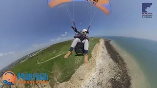 Lara Tandem Paragliding With Mile High Paragliding at Newhaven In East Sussex