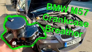 BMW M57 Smoke on Startup? PCV/CCV Vortex Crankcase Breather Replacement, E90 335d Exhaust Smoke Fix