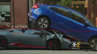 Lamborghini Crashes Into Car In West Loop