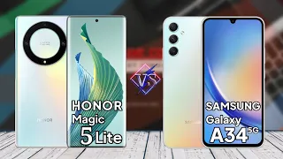 Honor Magic 5 Lite vs Samsung A34 | Feature and Specification