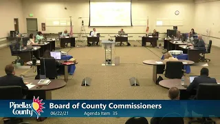 Board of County Commissioners  6 p.m. Public Hearing 6-22-21