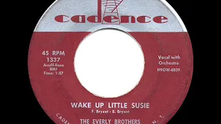 1957 HITS ARCHIVE: Wake Up Little Susie - Everly Brothers (the original #1 version)