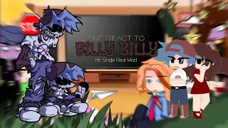 FNF React To Silly Billy || Hit Single Real Mod || @ZL4RG ||