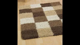 DIY / HOW TO MAKE  SHAGGY RUG MAT step by step