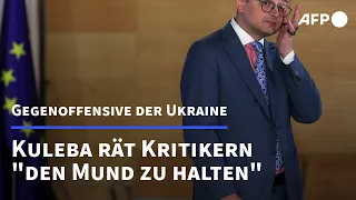 Ukrainischer Außenminister empfiehlt Kritikern "den Mund zu halten" | AFP