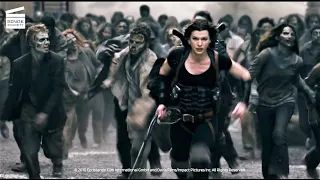 Resident Evil: Afterlife - Rooftop Zombies Attack