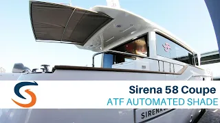 Sirena Yachts 58 Coupe with SureShade ATF Automated Shade