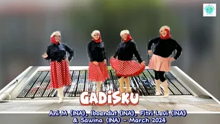 Gadisku Line Dance | Beginner | Demo by Ani, Heity, Fitri, Sawina - ULD Bandung City(INA)