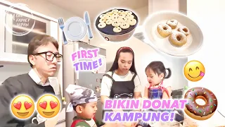 PERTAMA BIKIN DONAT KAMPUNG BERHASIL BENTUK NYA SAJA ANEH‼️DAN KUE CUBIT PAKAI CETAKAN TAKOYAKI