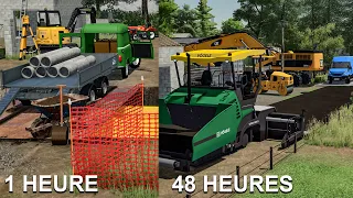 I Spent 48 hours in abandoned public works business, here's what happened | Farming Simulator 22