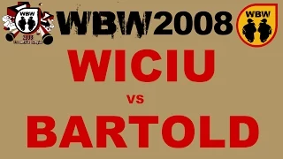 Wiciu 🆚 Bartold 🎤 WBW 2008 el.1 (freestyle rap battle)