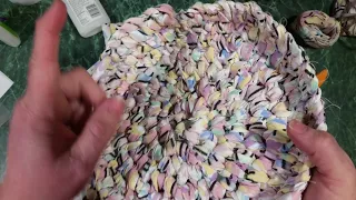 How To: Make your own Rag Rug/ Basket part 2