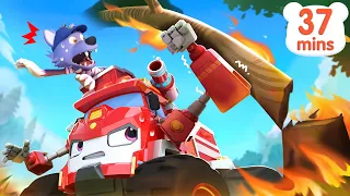 Brave Monster Fire Truck Song🚒 | Sudden Fires🔥| Monster Truck | Kids Songs | BabyBus