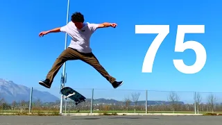 75 FLATGROUND TRICKS YOU HAVE TO SEE!