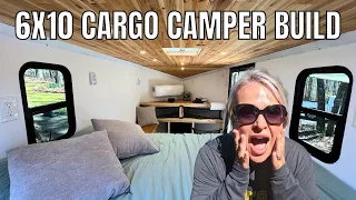 Jaw-dropping CUSTOM CARGO TRAILER CAMPER Transformation! Episode 23