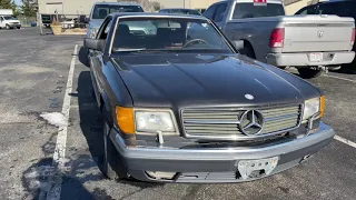 I’M BACK!!! I just bought a 1989 Mercedes-Benz 560SEC C126 w126