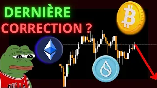 BITCOIN : LA CORRECTION N'EST PAS FINIE ?😱