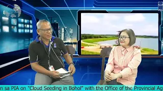 Kapihan sa PIA on "Cloud Seeding in Bohol" with Office of the Prov'l. Agriculturist