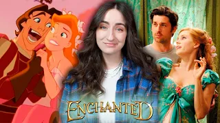 Watching **ENCHANTED** For The First Time & Falling Into Disney's Trap Again (Movie Reaction)