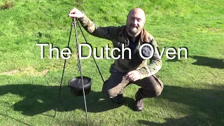DuB-EnG: Dutch Oven Wild Camping Cooking Stew Bread Recipes How to use it with tripod and over fire