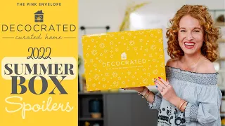 Decocrated Summer 2022 | FULL SPOILER + Decorate with Me | Best Home Decor Subscription Boxes