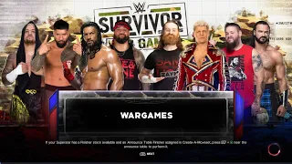 WWE 2K23 - THE BLOODLINE vs. TEAM CODY RHODES (WARGAMES MATCH)