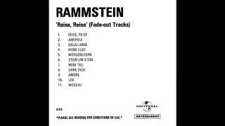 Rammstein - Reise, Reise (Fade-out Tracks)