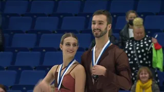 Ice Dance Victory Ceremony Finlandia Trophy 2021