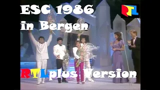 🔴 1986 Eurovision Song Contest Full Show Rare RTLplus Version (German Commentary by Matthias Krings)