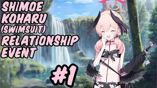 [Blue Archive] Shimoe Koharu (Swimsuit) Relationship Event 1 [ENG SUB]