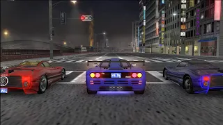 MIDNIGHT CLUB 3 GAMEPLAY FULL HD 1080p [PCSX2 1.7.0] MCLAREN F1 LM X PAGANI ZONDA C-12 S - TOKYO