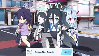 Blue Archive | 15th mission area 15: 15-A Brown owl arcade Perfect 3 Star