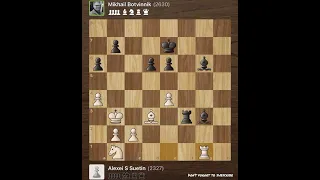 Mikhail Botvinnik vs Alexei Suetin • URS Championship - Moscow, 1952