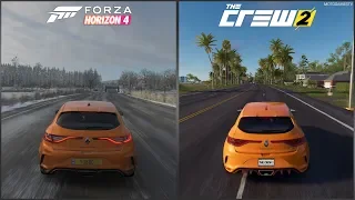 Forza Horizon 4 vs The Crew 2 - 2018 Renault Megane R.S. Sound Comparison