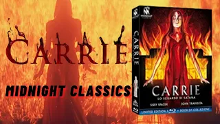 Carrie Midnight Classics Bluray Unboxing &  Review