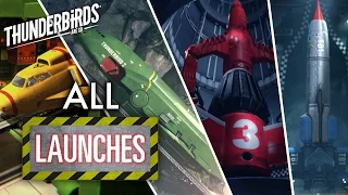Thunderbirds Are Go | Launch Sequences Thunderbird 1-4 | Full Episodes