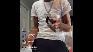 Lilbaby rolling big backwoods speaking facts on live 💨🍃🐐