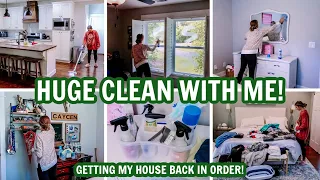 🤩2023 HUGE CLEAN WITH ME | EXTREME WEEKLY CLEANING MOTIVATION | DEEP CLEAN