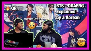 [Brothers React] BTS - DDAENG Explained by a Korean!! We Are Speechless